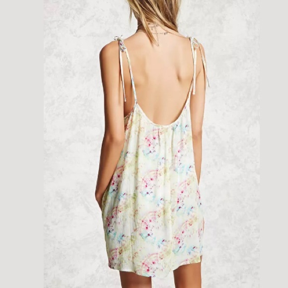 Abstract Print Coverup Dress - Picture 2 of 3